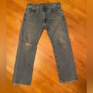 Levi’s 505 *WORKED IN / NATURALLY DISTRESSED* 36x32